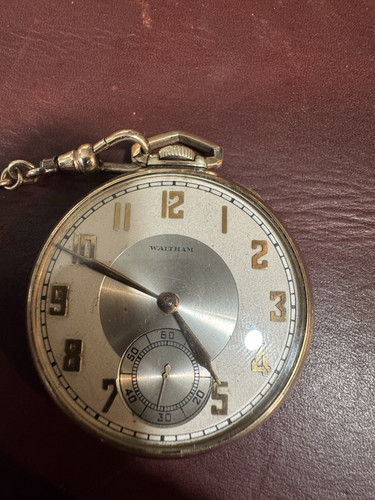 Waltham open face gold - open,