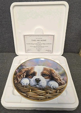Danbury Mint 'Take Me Home' Cavalier King Charles Spaniel Plate Paul Doyle
