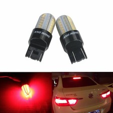 2x T20 W21W W21/5W Red 8W COB