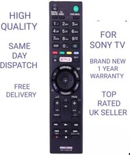 NEW REPLACEMENT  REMOTE CONTROL RMT-TX200E FOR SONY BRAVIA SMART TV 