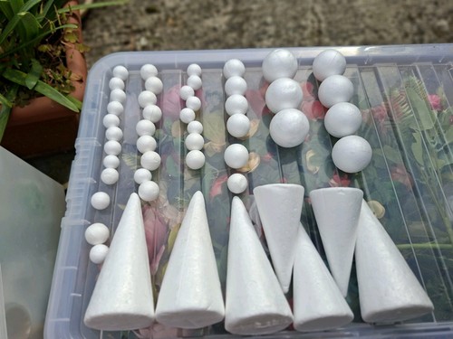 Polystyrene shapes rings - shapes,
