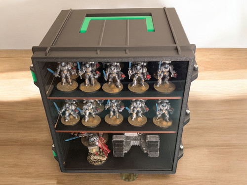 Printed miniatures display - miniatures,