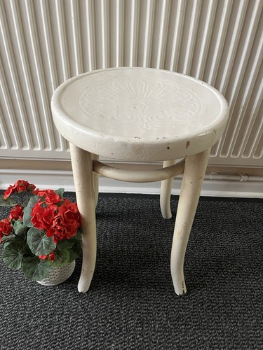 Vintage wooden pub stool - vintage,
