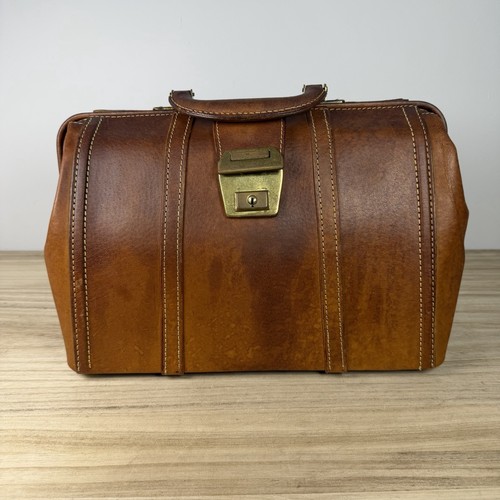 Leather doctors bag holdall - doctors,