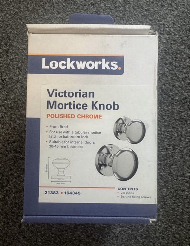 Victorian mortice knob - mortice,