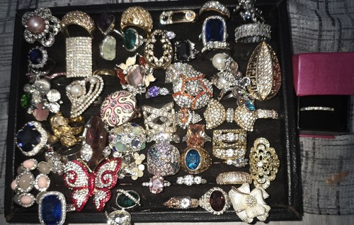 Costume jewellery rings - costume,