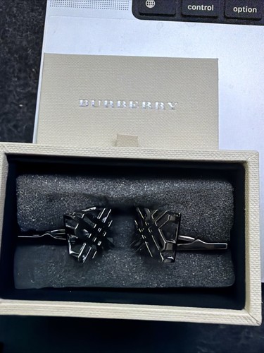 Burberry dark nickel - dark, cufflinks