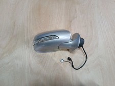 MERCEDES E CLASS W211 DRIVER SIDE WING MIRROR SILVER 2006-2009 MANUAL FOLD 