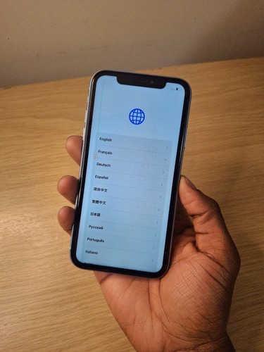 Apple iphone 128gb blue - iphone,