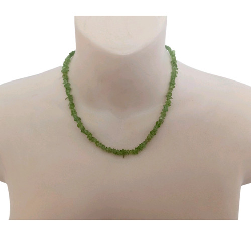Vintage peridot chip beaded - vintage,