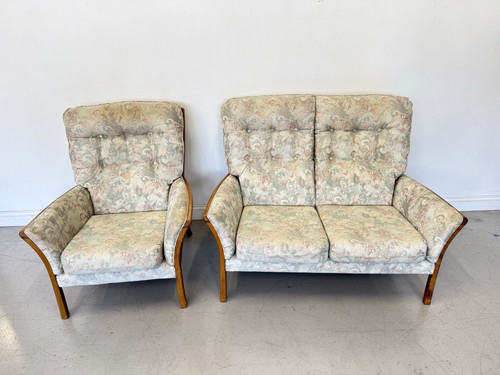 Ercol style mid - ercol, sofa