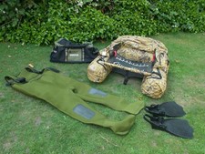 Gunnison fishing belly boat + extras fly spinning tackle FISHING SET UP