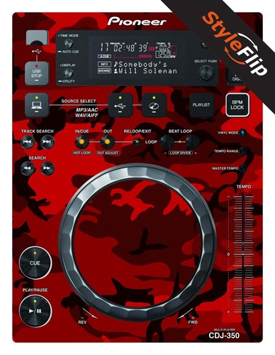 Pioneer cdj 350 skin - cdj-350, |