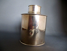 1925 SOLID SILVER TEA CADDY