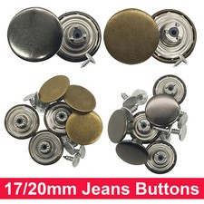 17/20MM Jeans Buttons Hammer