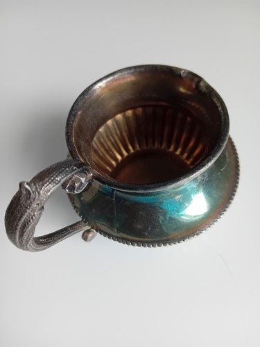 Vintage silver plated milk jug - silver,