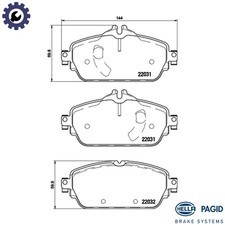 BRAKE PAD SET DISC BRAKE 8DB