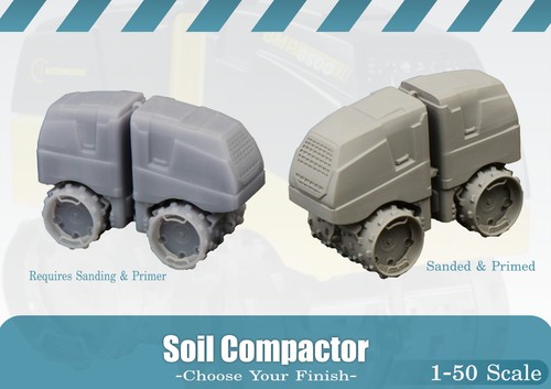 Soil compactor trench - ,