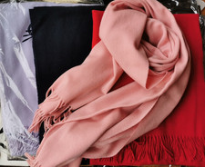 Lambswool Wrap/Scarf/Shawl, Various Colours available, 190x70cm