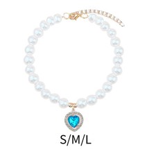 Dog Cat Pearl Necklace Dog