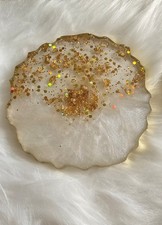 Handmade Pearl White and Gold