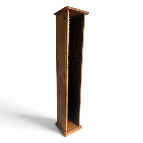 Solid pine wood storage - cd,