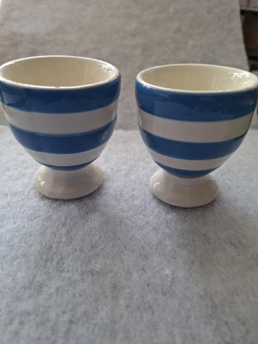 Vintage cornishware egg cups - vintage,
