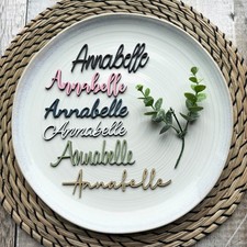 Personalised WOODEN Place