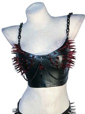 Goth Tops Emo Clothing Spiked