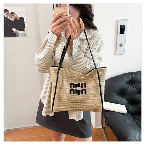 2026 letter straw bag - m,