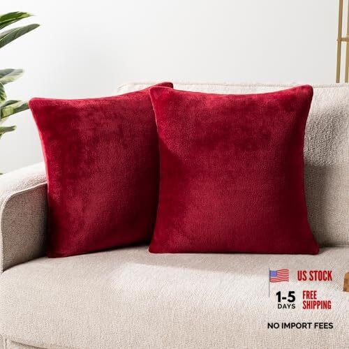 Maroon red throw - maroon,
