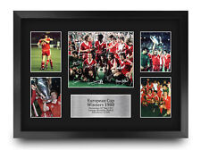 A3 Nottingham Forest Signed 1980 European Cup Winners Printed Autograph Display