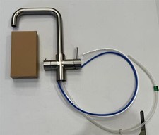 Liquida EBT411BS 4 In 1 Brushed Steel Kitchen Boiling Hot Water Tap - GRADED