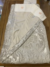 NEW beautiful grey VERSAILLES JACQUARD LINED CURTAINS Were £140  (66 x 90)