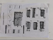  Double Breeding Cage 90cm Italian Stackable Cage Canary Finch ,Small Birds