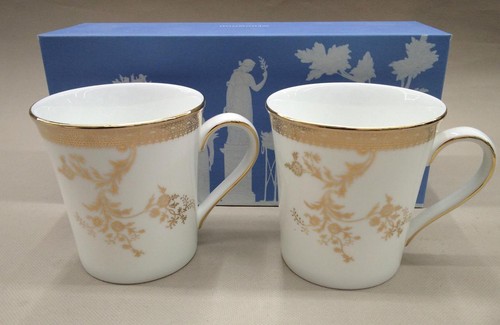 Wedgwood lace gold pair - pair, mug