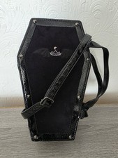 Iron Fist Crossbody Coffin Bag In Black