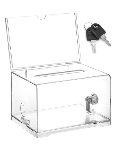 Secure clear acrylic ballot - secure,
