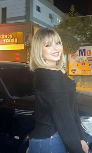 Ash blonde short bob - bob,