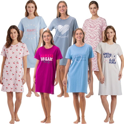 Ladies 100 cotton nightdress - cotton,