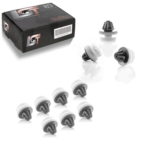 10x fastening clips side - 10x,