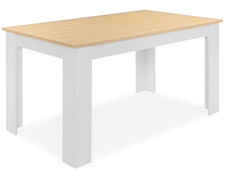 Dining Table and Chairs 4/6 Set Pu Leather Seat Dining Kitchen Room Furniture