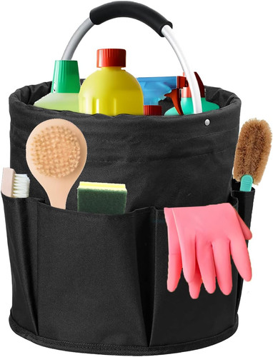 Cleaning caddy with - with, handle