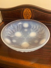 ART DECO LALIQUE STYLE GLASS OPALESCENT GLASS BOWL