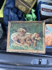 Vintage Puppy Tin
