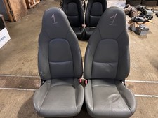Mazda Mx5 Set of Grey leather tombstone seats   --  ( 1 )