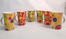 6 Waterside Fine China Mugs