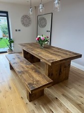 Rustic chunky wood farmhouse