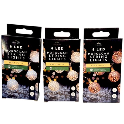 Moroccan led string lights - moroccan,