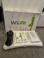 Nintendo Wii Fit Balance Board Boxed With Workout Matt, Socks & Wii Fit  Games